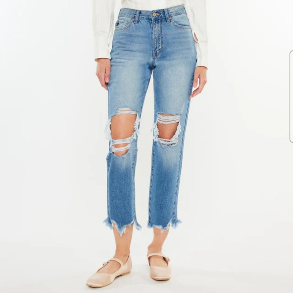 KANCAN Regina High Rise Mom Jeans sz24 NWT
